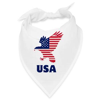 Flag verwenden - Bandana - Weiß - Vorne