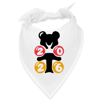 Logo_2026_final_layers - Bandana - Weiß - Vorne
