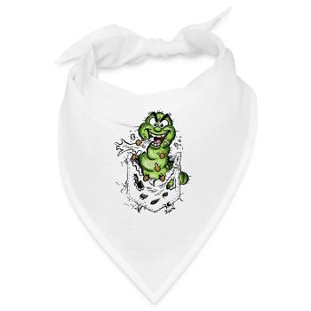 Mad_Caterpillar - Bandana - Weiß - Vorne