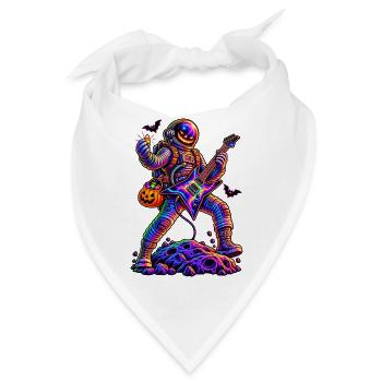 KOSMISCHER ROCKER | Trick oder Riff - Bandana - Weiß - Vorne