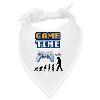 Game Time Retro Controller Entwicklung - Bandana - Weiß - Vorne