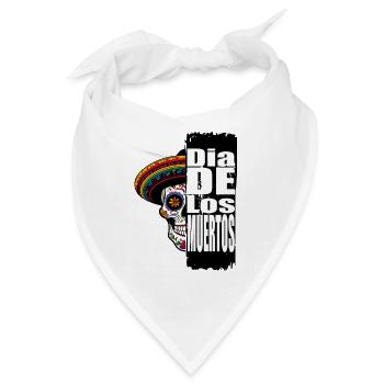 Dia de los Muertos - Bandana - Weiß - Vorne
