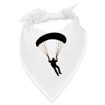 Paragleiter Silhouette - Bandana - Weiß - Vorne