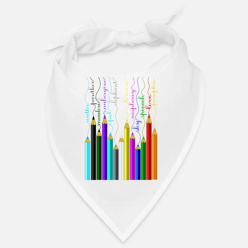 Crayons, crayons de couleur, crayons en bois, crayons de couleur, feutres Bandana
