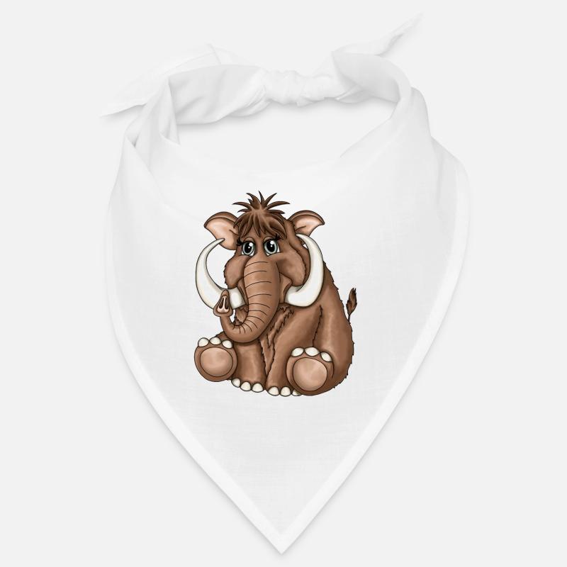 Mignon âge de pierre de mammouth moelleux Bandana