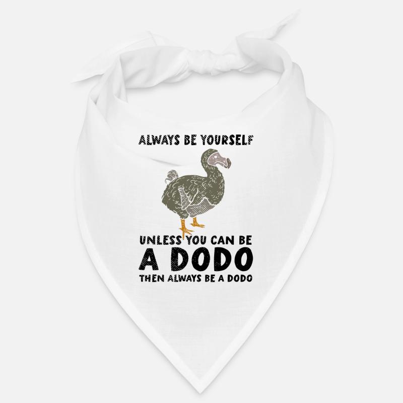 Dodo | Sei Du selbst | Sei ein Dodo - Bandana - Weiß