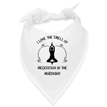 Meditaion - Bandana - Weiß - Vorne