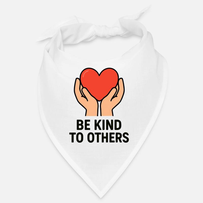 Hands Holding Heart of Kindness Bandana