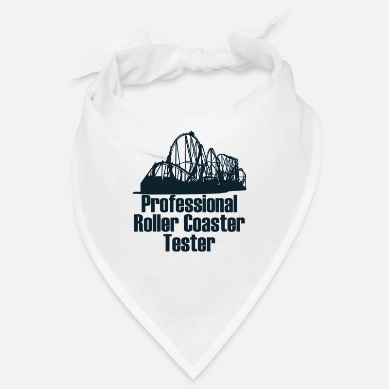 achterbahn freizeitpark Tester geschenk Spruch Bandana