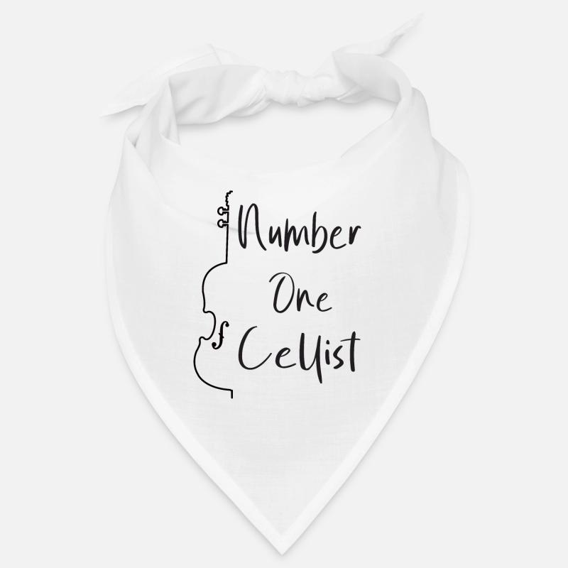 Violoncelle violoncelle violoncelle - Bandana - blanc