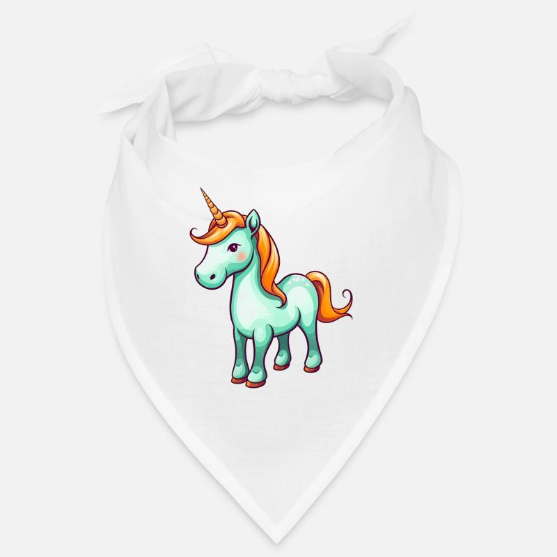 Türkises Einhorn Bandana