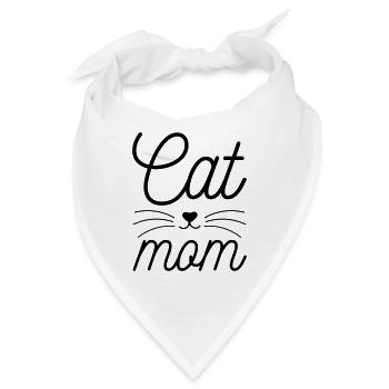Katzenmama - Bandana - Weiß - Vorne