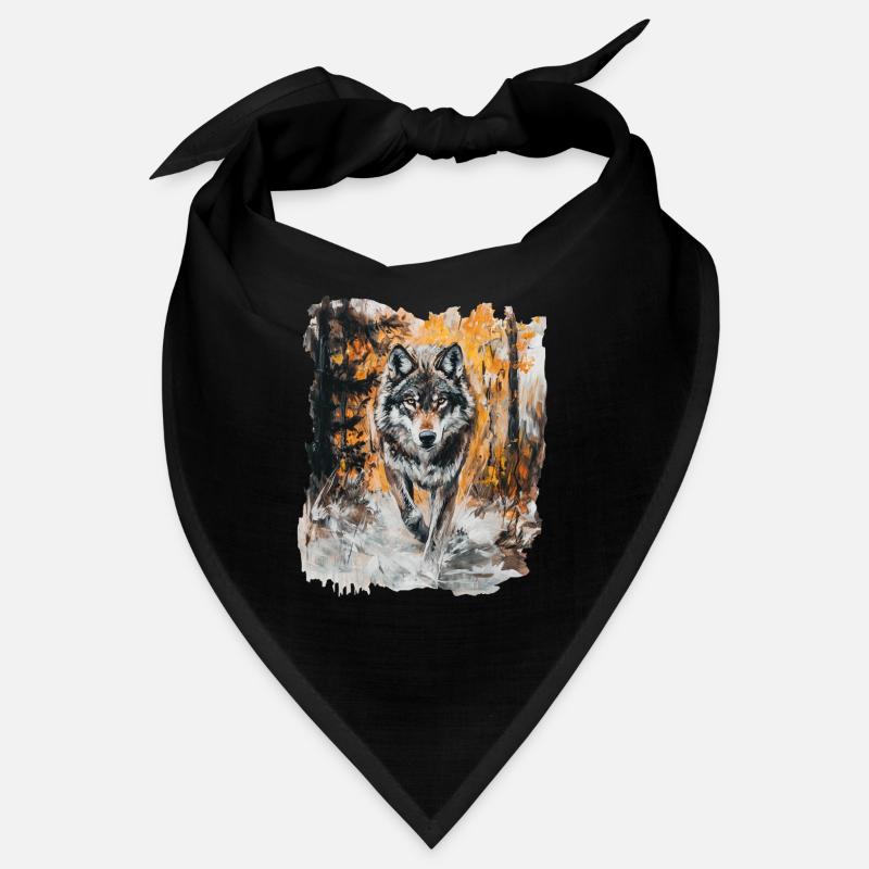 Wolf Forest Art Bandana