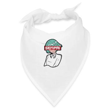 Anime Fan Präsent Japanischer Zeichentrick Cosplay - Bandana - Weiß - Vorne