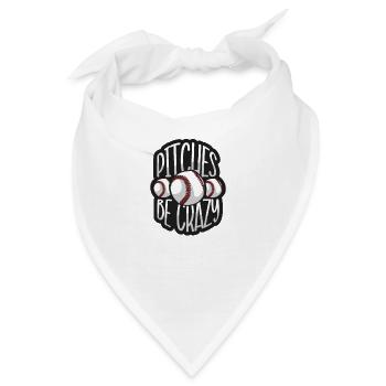 Baseball Präsent Homerun Baseballspieler Athlet - Bandana - Weiß - Vorne