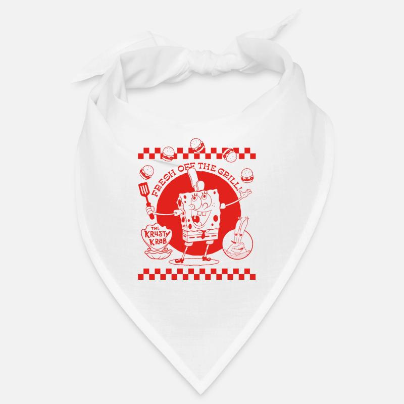 Spongebob Squarepants Red & White Design Bandana