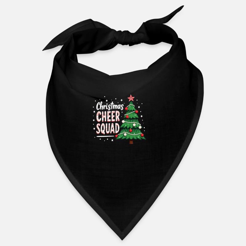 Christmas Joy Cheer Squad Tree Fun Bandana