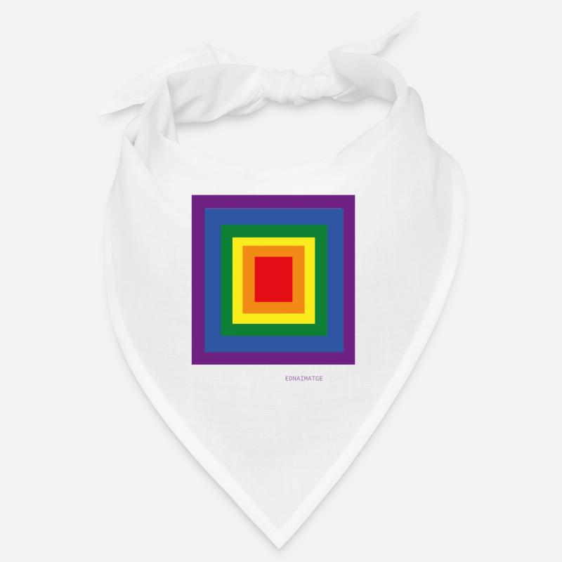 Multicolor concentric squares Bandana