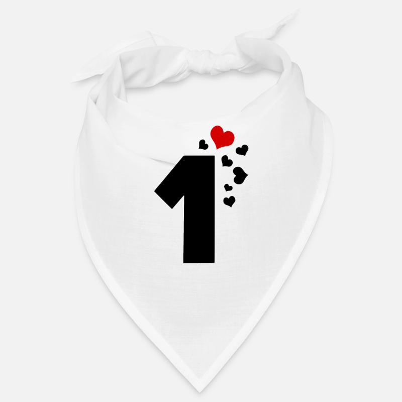 1 Herzen Nummer Eins 1. Jubiläum Bandana