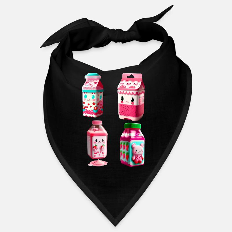 Kawaii Erdbeermilch Karton - lecker! Bandana