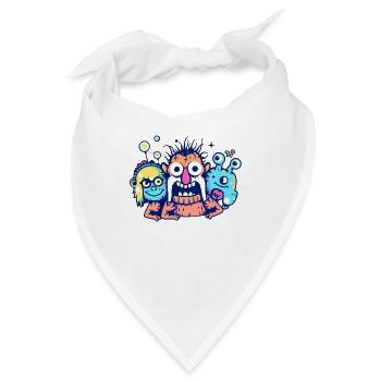 Freunde - Bandana - Weiß - Vorne
