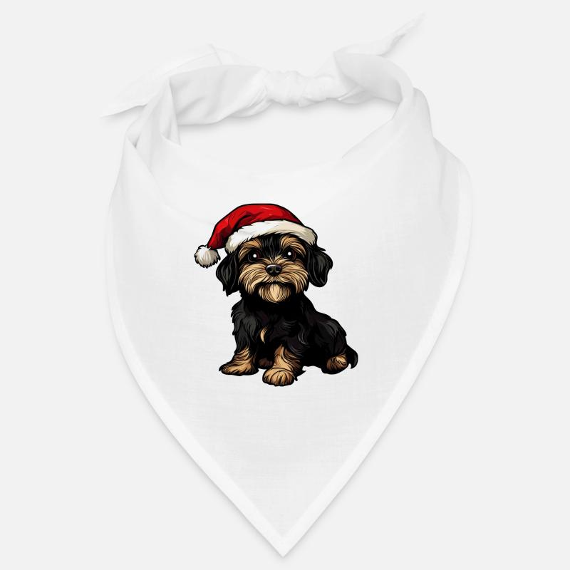 Chiens Noël Bandana
