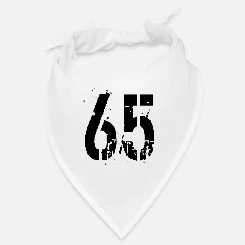 Nummer 65 - Bandana - Weiß