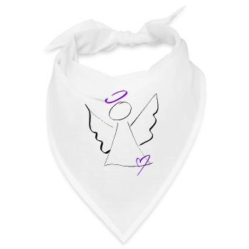 Schutzengel - Bandana - Weiß - Vorne