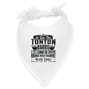 Ein kühlerer bärtiger Onkel - Bandana - Weiß - Vorne