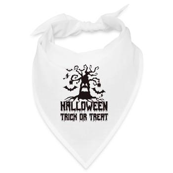 Halloween | Süßes oder Saures - Bandana - Weiß - Vorne