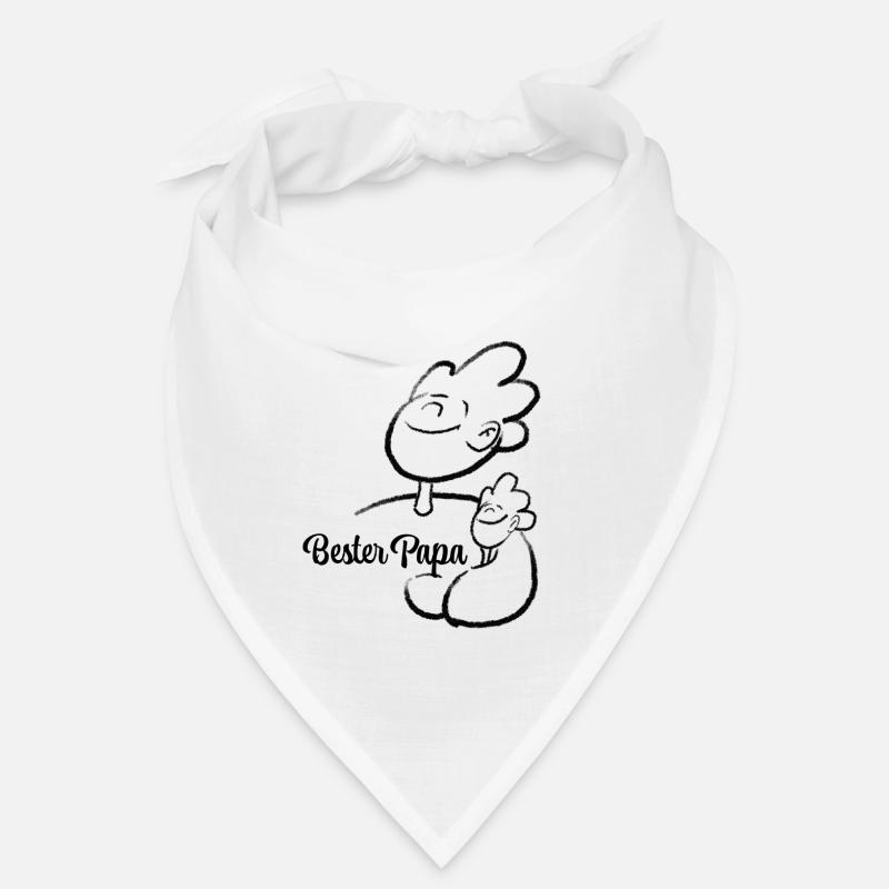 Bester Papa und Sohn Illustration Bandana