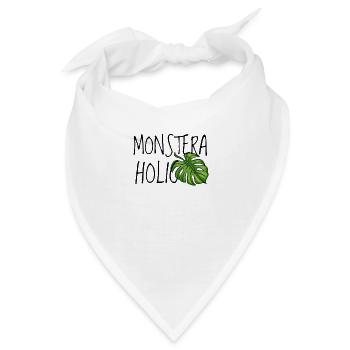 Monsteraholic | Fensterblatt Monstera Plfanze - Bandana - Weiß - Vorne
