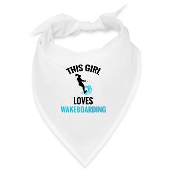 Wakeboarden Für Frauen | Wakeboarder Wakeboard - Bandana - Weiß - Vorne