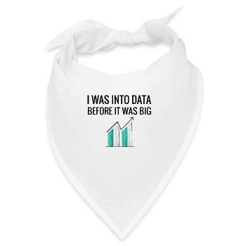 Data Science Geschenke | Data Scientist Big Data - Bandana - Weiß - Vorne