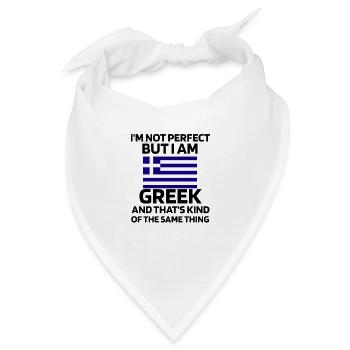 Geschenke Für Griechen Hellas Griechenland Grieche - Bandana - Weiß - Vorne
