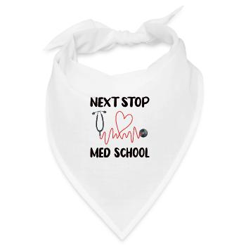 Medizinstudent Zukünftiger Arzt Medizinstudium - Bandana - Weiß - Vorne