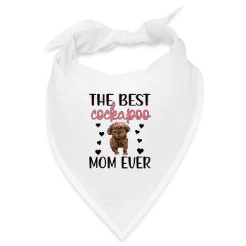 Cockapoo Mama Cockapoo Besitzerin Hundeliebhaberin - Bandana - Weiß - Vorne