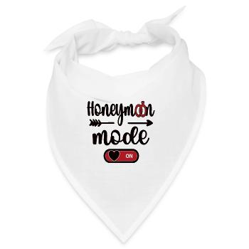 Hochzeitsreise Ehepaar Flitterwochen Hochzeit - Bandana - Weiß - Vorne