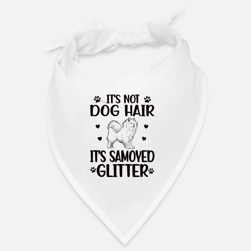 Samojede amant propriétaire de chien Samojede maman Bandana