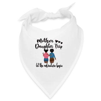 Mutter-Tochter-Urlaub Trip Mutter Tochter Reise - Bandana - Weiß - Vorne