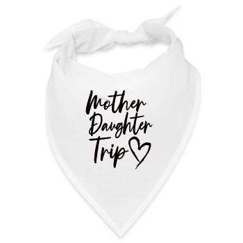 Mutter-Tochter-Urlaub Trip Mama Tochter Reise - Bandana - Weiß - Vorne