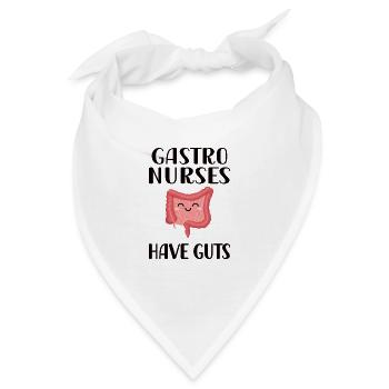 Krankenschwester Gastroenterologie Endoskopie - Bandana - Weiß - Vorne