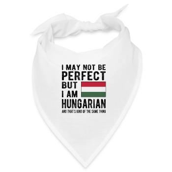 Stolzer Ungar Ungarn Flagge Ungarische Herkunft - Bandana - Weiß - Vorne