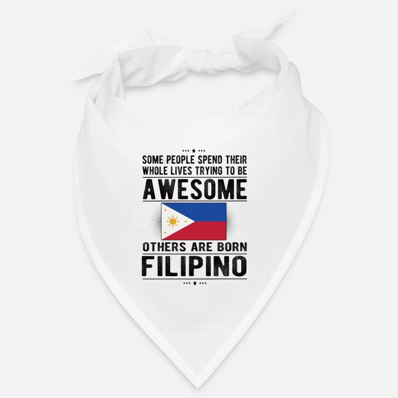 Fier Philippin né aux Philippines drapeau Bandana