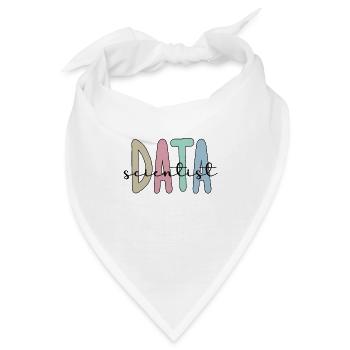 Data Scientist Geschenke Big Data Data Science - Bandana - Weiß - Vorne