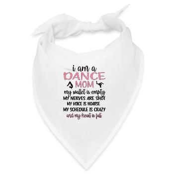 Tänzerin Mutter Tanzmama Mutter Von Tänzerin Mama - Bandana - Weiß - Vorne