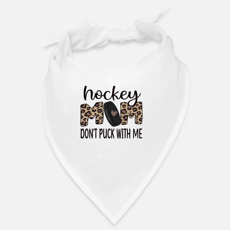 Stolze Eishockey Mama Von Eishockeyspieler Mutter Bandana
