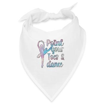 Balletttänzerin Ballerina Balletttanz Ballerina - Bandana - Weiß - Vorne