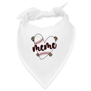 Meme Oma Eines Baseballspieler Baseball Meme - Bandana - Weiß - Vorne