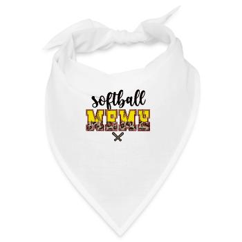Meme Oma Eines Softballspieler Softball Meme - Bandana - Weiß - Vorne